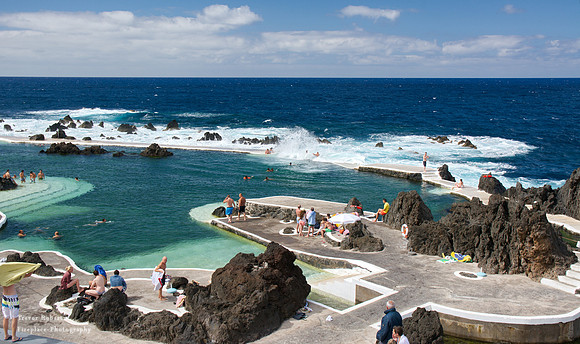 Lava pools