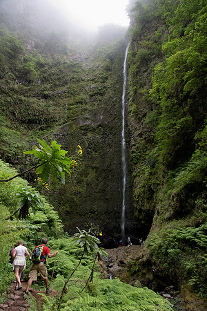 One of many waterfalls on Madeira
