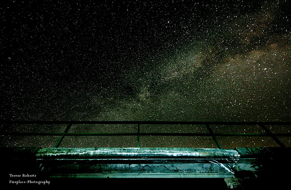 Bridge with a galactic view