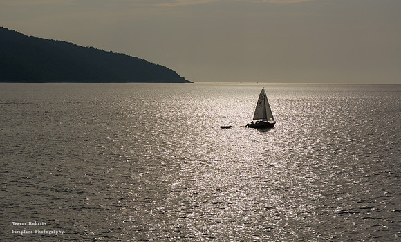 Sailing boat in Silhouette
