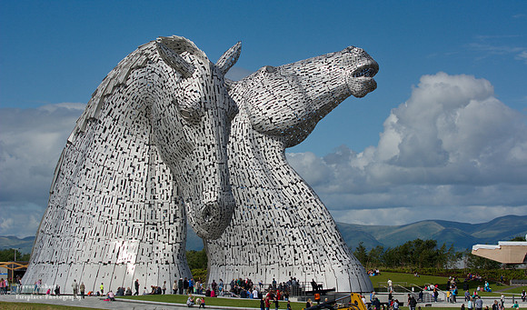 The kelpies are huge !