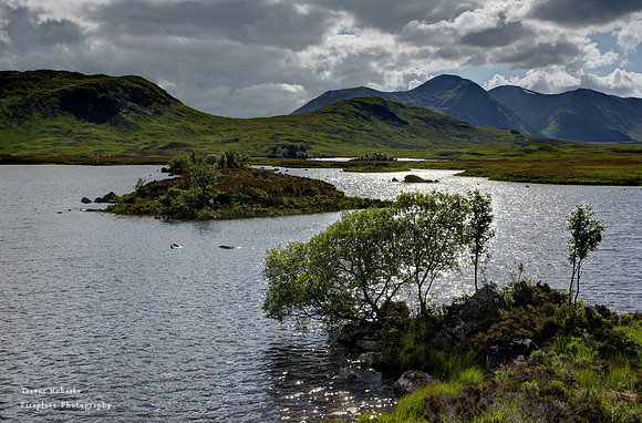Beautiful light over Loch Ba