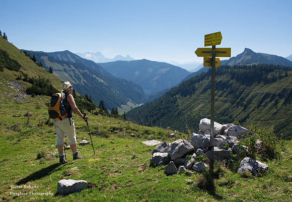 View to the glacier from Genneralm
