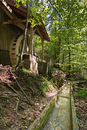 Water feed and mill