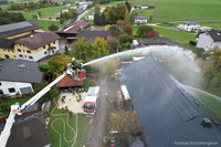 Feuerwehr Übung Brandeinsatz.Feuerwehr Pilsbach gemeinsam mit der Feuerwehr Vöcklabruck