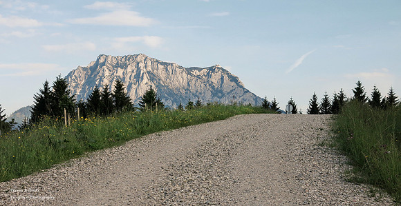 Looking at Traunstein from Gmundnerberg