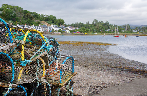 Lobster baskets at Plockton