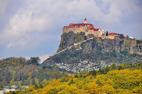 Riegersburg Castle on top of the volcano