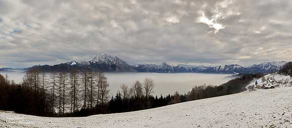 Gmundnerberg Panorama Jan 2016