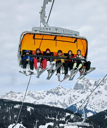 Take me to the top, in Orange and blue - Hochkoenig