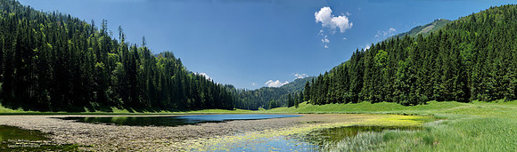 Panorama of Haleswiesee