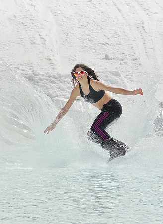 Cool girl skier