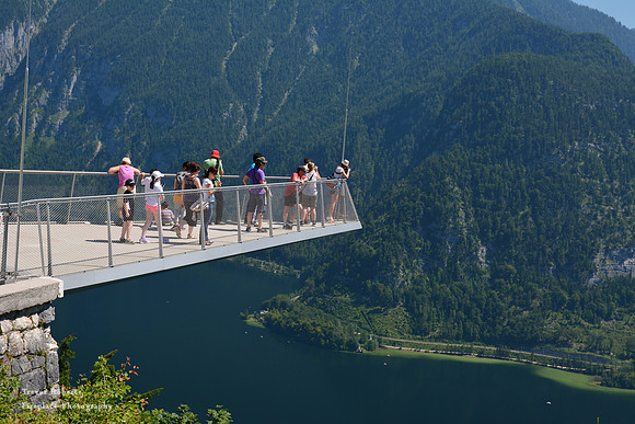 The Skywalk viewing platform at Rudolfsturm