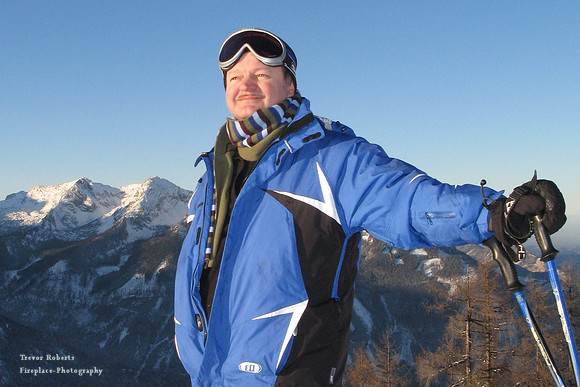Skiing at Hinterstoder, Austria