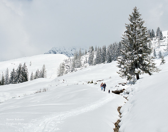 Walking the dog to Erichhütte