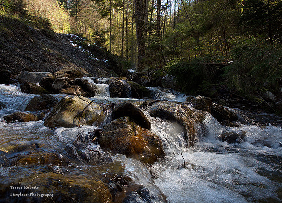 White water along the Aussere Laudach.  April 30th 2017