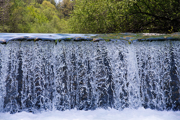 Weir on the Alm