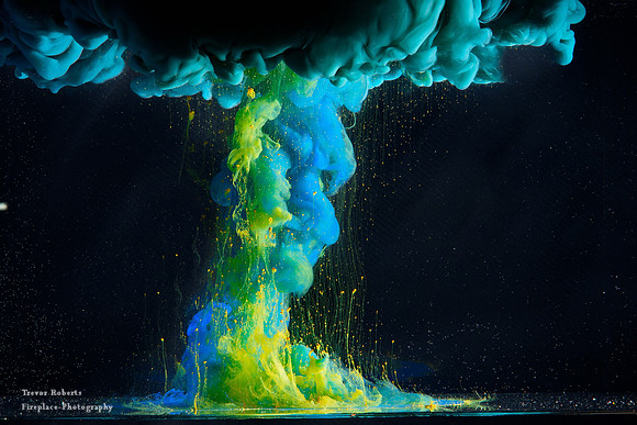 Acryl paint in water