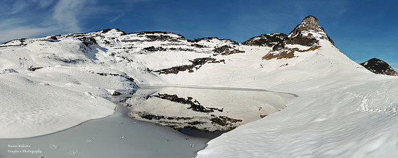 Augstsee, Loser Winter Panorama