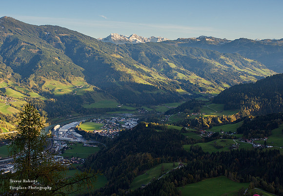 Bischofshofen from Wetterkreuz