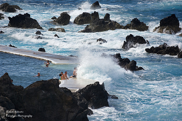 Lava pools