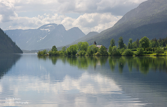 Grundlsee. Moments after the storm