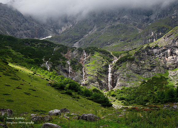 Riedingeralm waterfalls