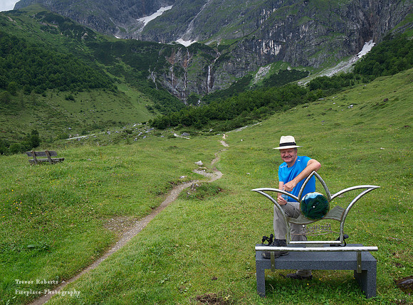 Yours truly at the Riedingeralm waterfalls