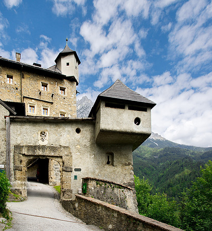 The towers looming over any intruders at Hohenwerfen