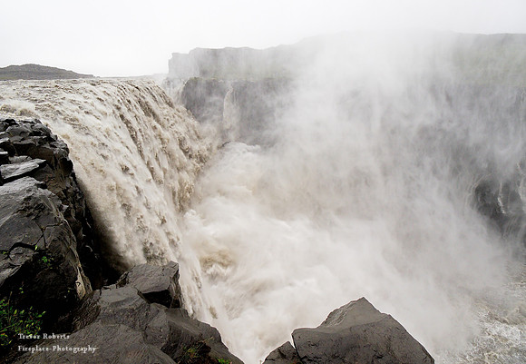 Dettifoss. The largest waterfall in Europe