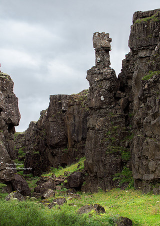 Þingvellir : This rock formation was used in a condom advert :-)