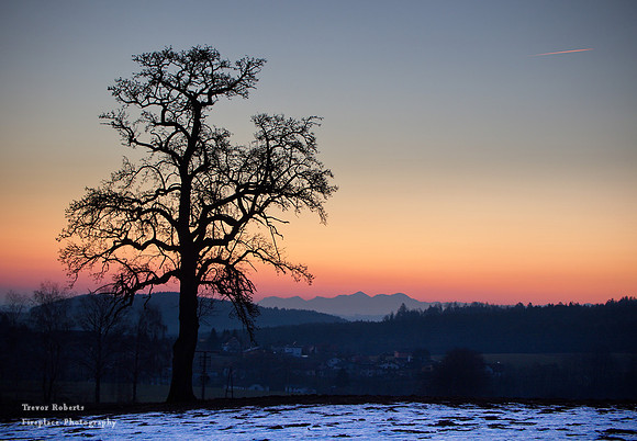 Pilsbach Feb 2019 just before Sunrise from Landerer
