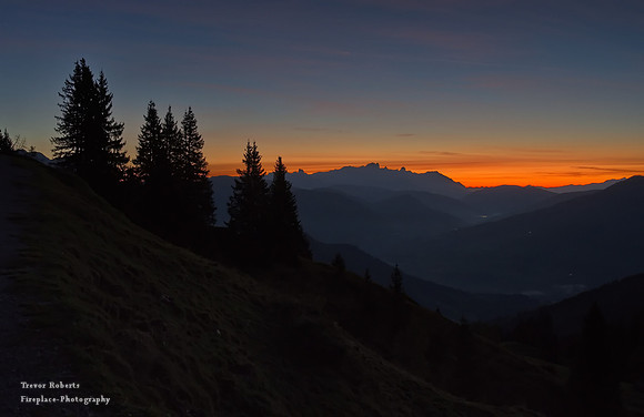 Mitterfeldalm: October 2021,  Sunrise