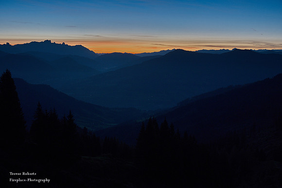 Mitterfeldalm: October 2021,  Sunrise