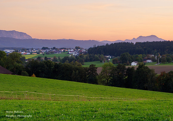 Abendstimmung am Hohenweg Okt 2019