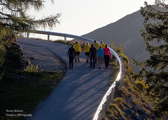 Die Damen bei Morgenlauf am Loser 2019