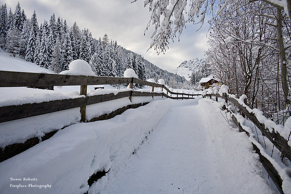 Walking around Mühlbach -Winter 2021