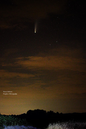 Neowise comet from Hohenweg in Pilsbach