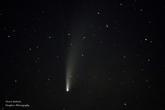Neowise comet from Hohenweg in Pilsbach