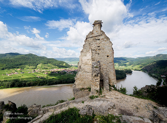 The castle ruins at Dürnstein  1