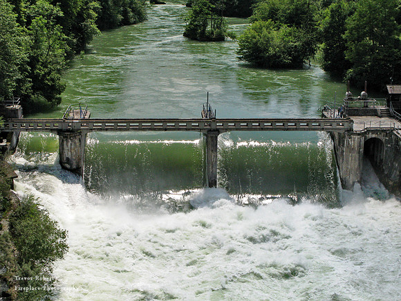 Looking upstream at Traunfall