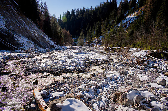 Rocky stream near Filzensattel