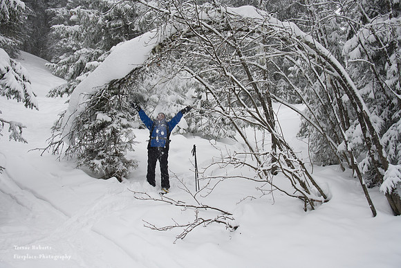 Snow shoe walk starting at Arthurhaus Jan 23 2021