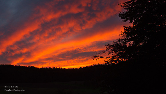 Balcony sunset