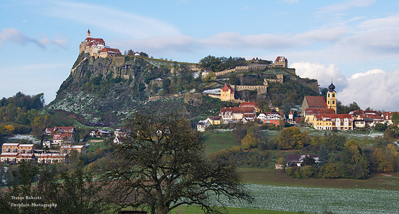 Riegersburg Castle on top of the volcanoe