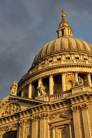 St. Pauls in golden light
