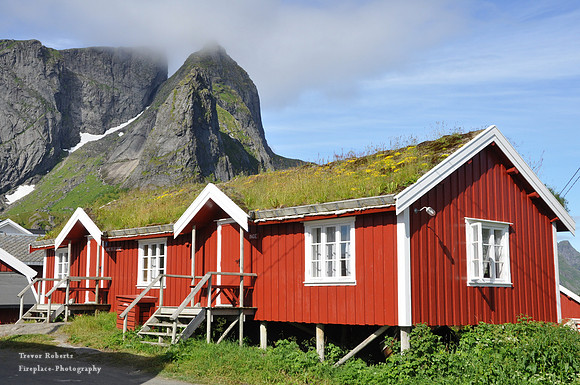 Fishermens cottages on Reine