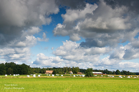 Haystacks in Sweden
