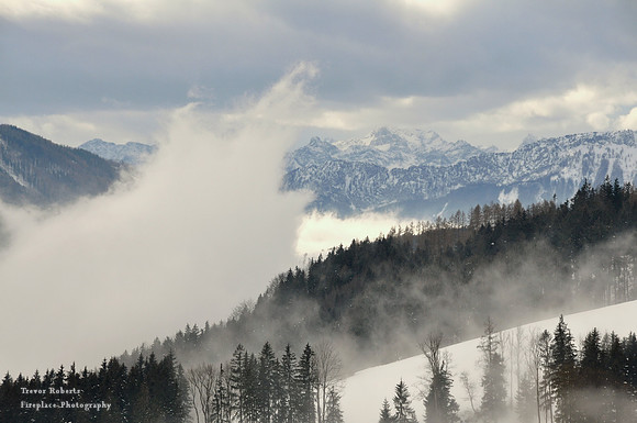 A "wave" of mist at Oberschlierbach