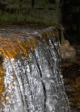 Small Waterfall in Evening Light